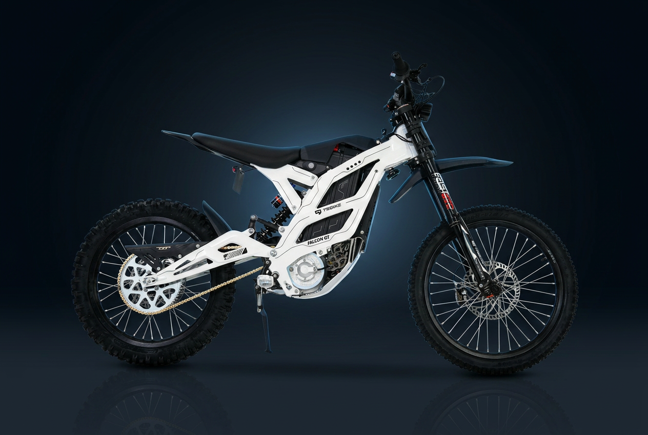2026 79Bike Falcon GT White Black Electric Dirt Bike — photo 1