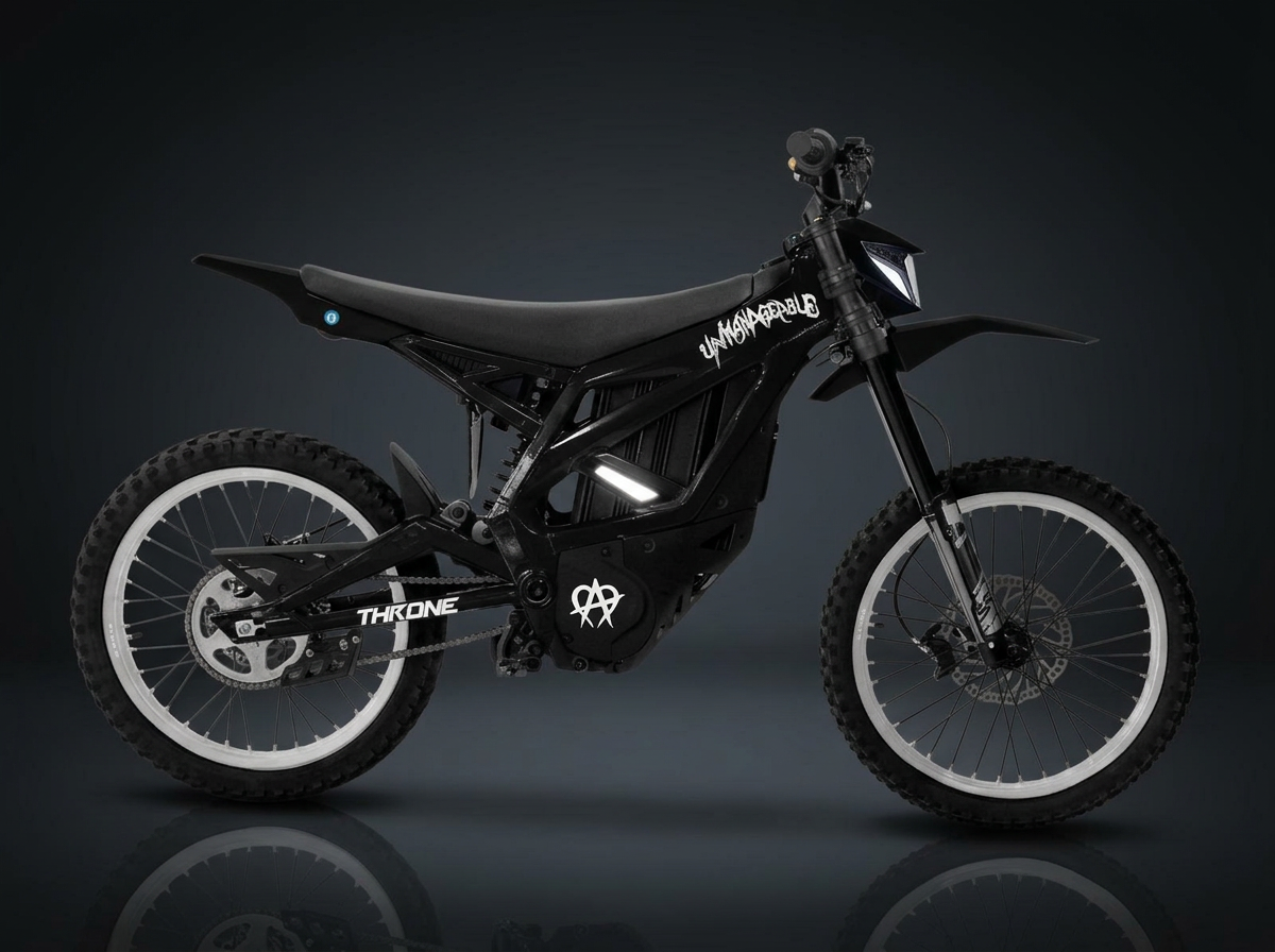 2026 THRONE SRPNT X3 Black Strike Electric Motorcycle — photo 29