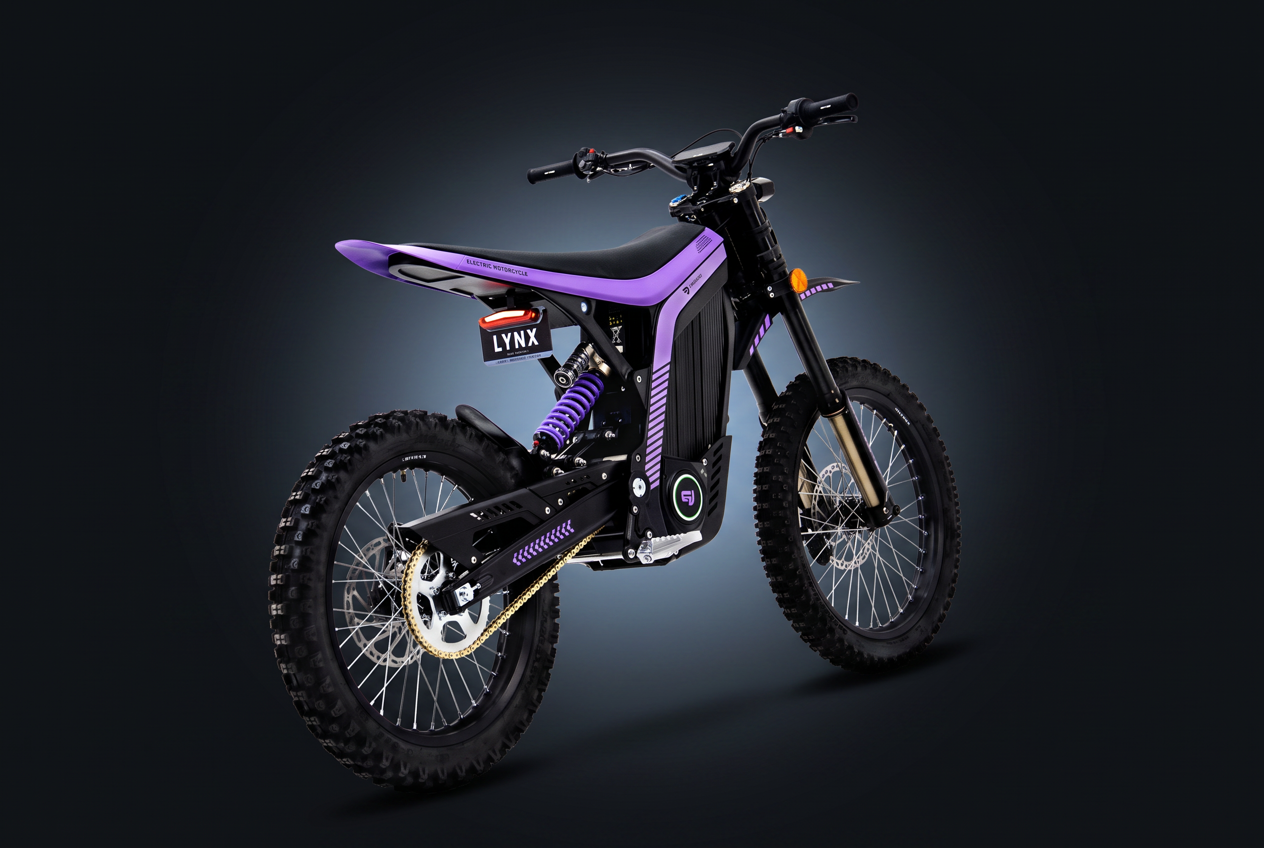 2026 79Bike Lynx Black/Purple Electric Dirt Bike — photo 3