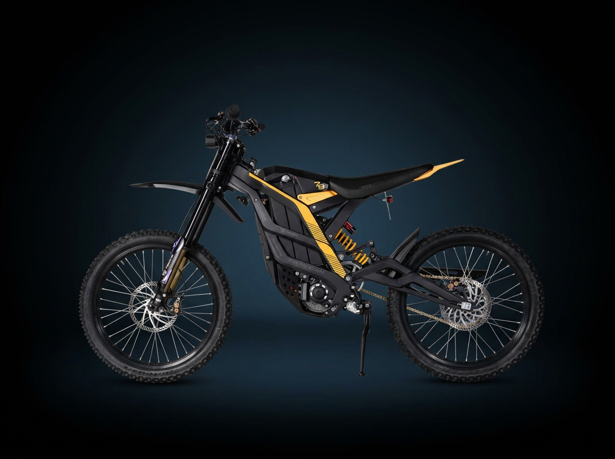 2026 79Bike Falcon PRO Yellow Blaze Electric Dirt Bike — photo 1