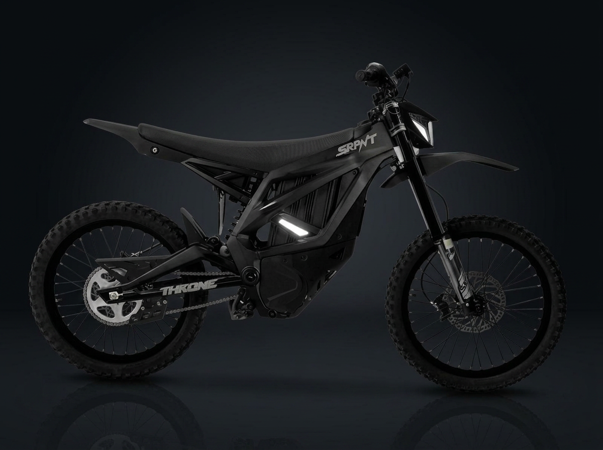 2026 THRONE SRPNT X3 Black Strike Electric Motorcycle — photo 38