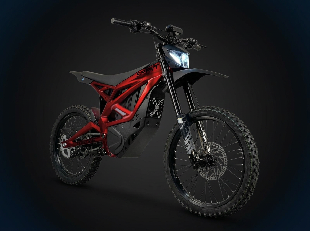 2026 THRONE SRPNT X3 Diablo Red Electric Motorcycle — photo 1