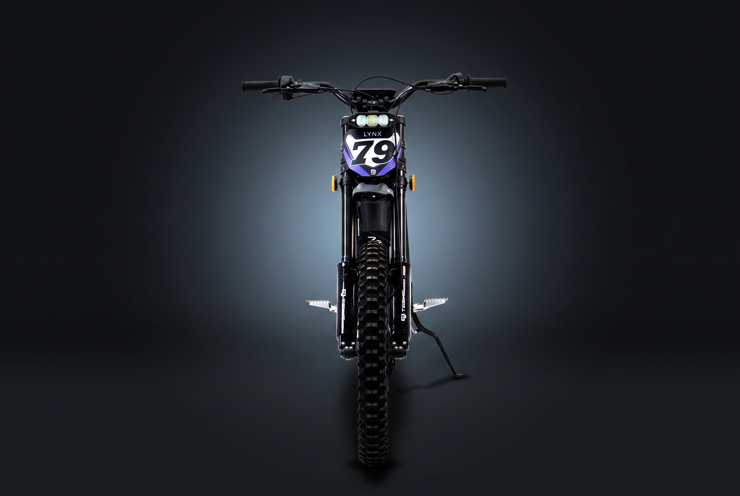 2026 79Bike Lynx Black/Purple Electric Dirt Bike — photo 4
