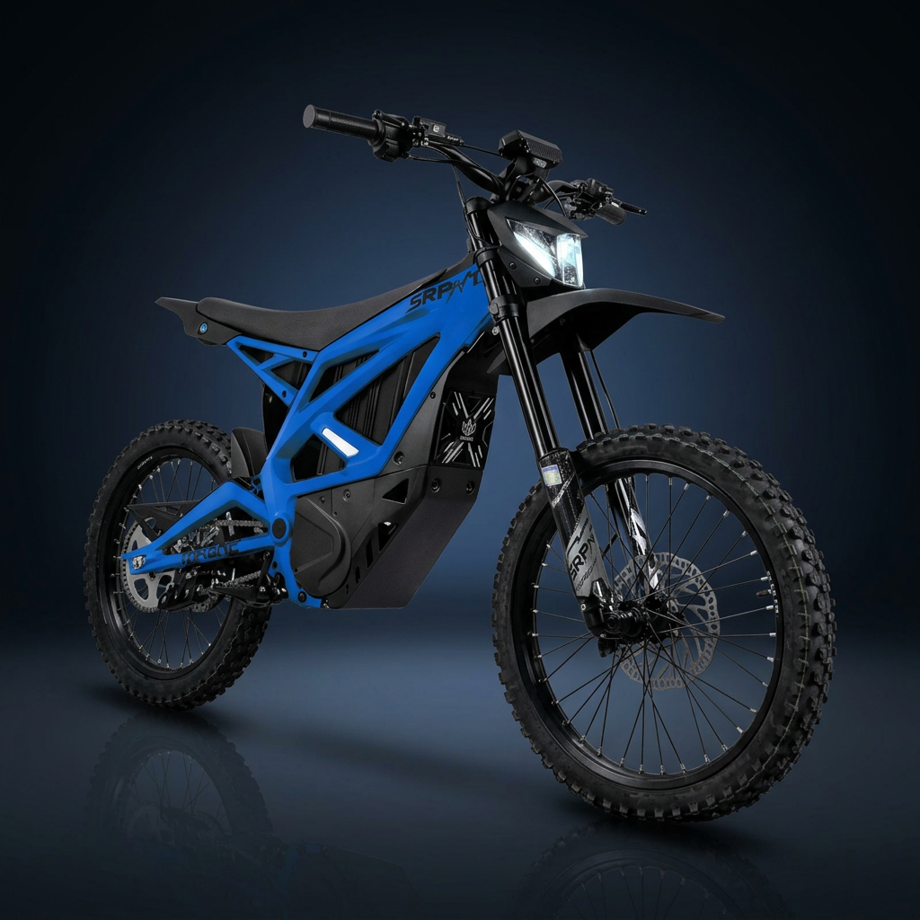 2026 THRONE SRPNT X3 Midnight Blue Electric Motorcycle — photo 1