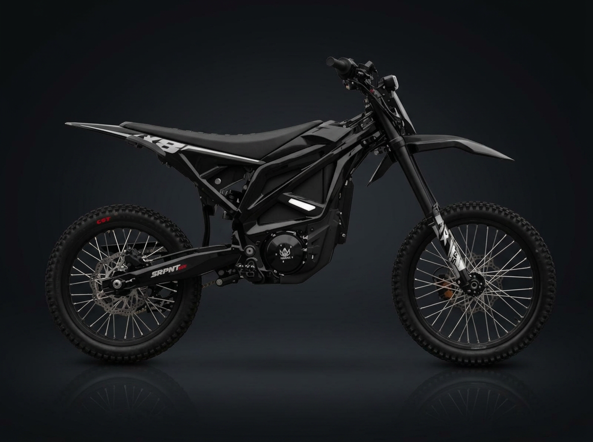 2026 THRONE SRPNT X8 Black Strike Electric Motorcycle — photo 1