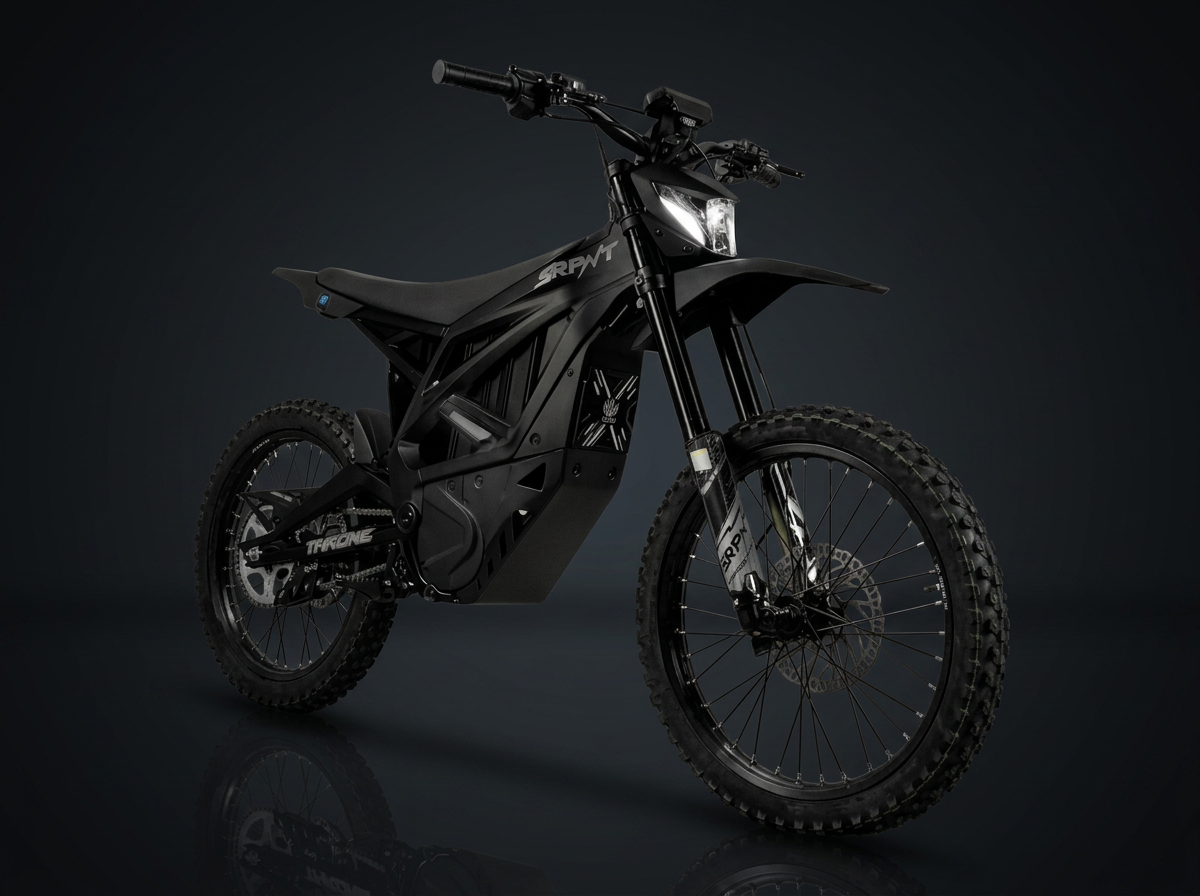 2026 THRONE SRPNT X3 Black Strike Electric Motorcycle — photo 39