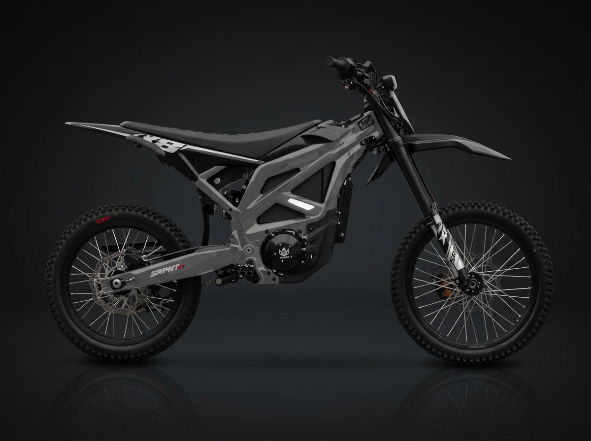 2026 THRONE SRPNT X8 Graphite Grey Electric Motorcycle — photo 1