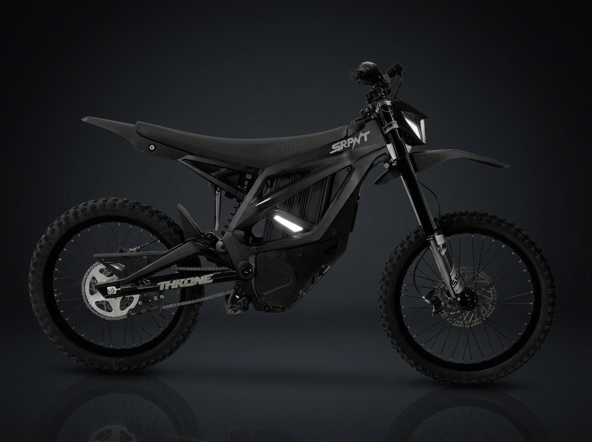 2026 THRONE SRPNT X3 Black Strike Electric Motorcycle — photo 36