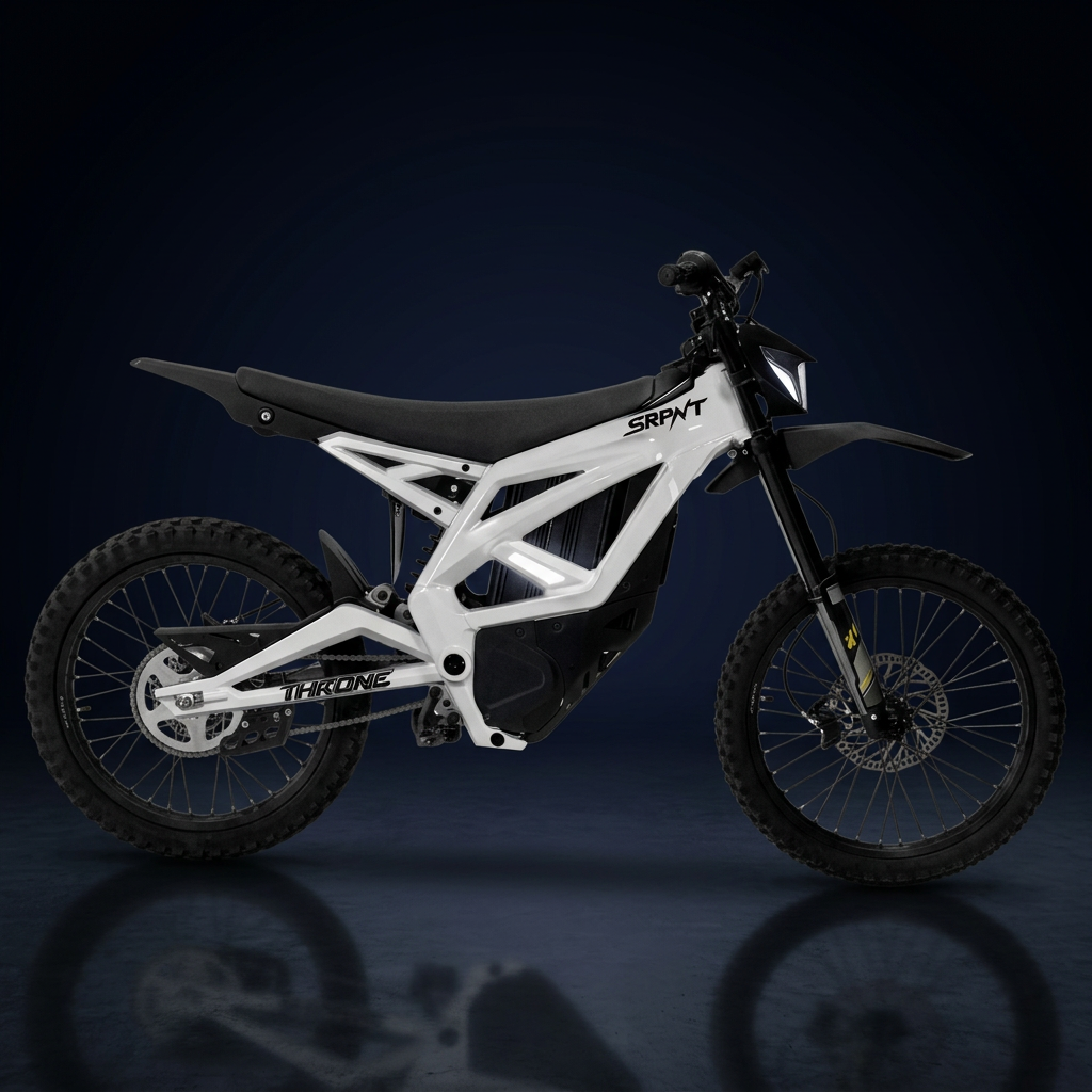 2026 THRONE SRPNT X3 White Savage Electric Motorcycle — photo 1