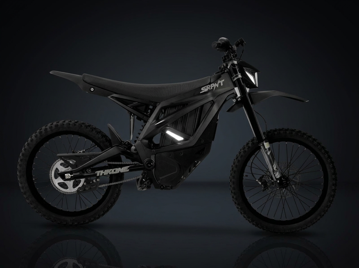 2026 THRONE SRPNT X3 Black Strike Electric Motorcycle — photo 34