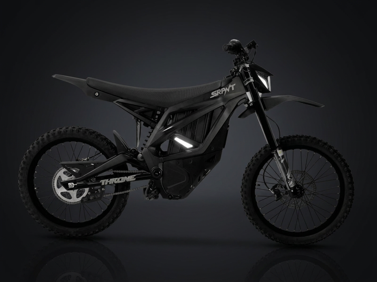 2026 THRONE SRPNT X3 Black Strike Electric Motorcycle — photo 32